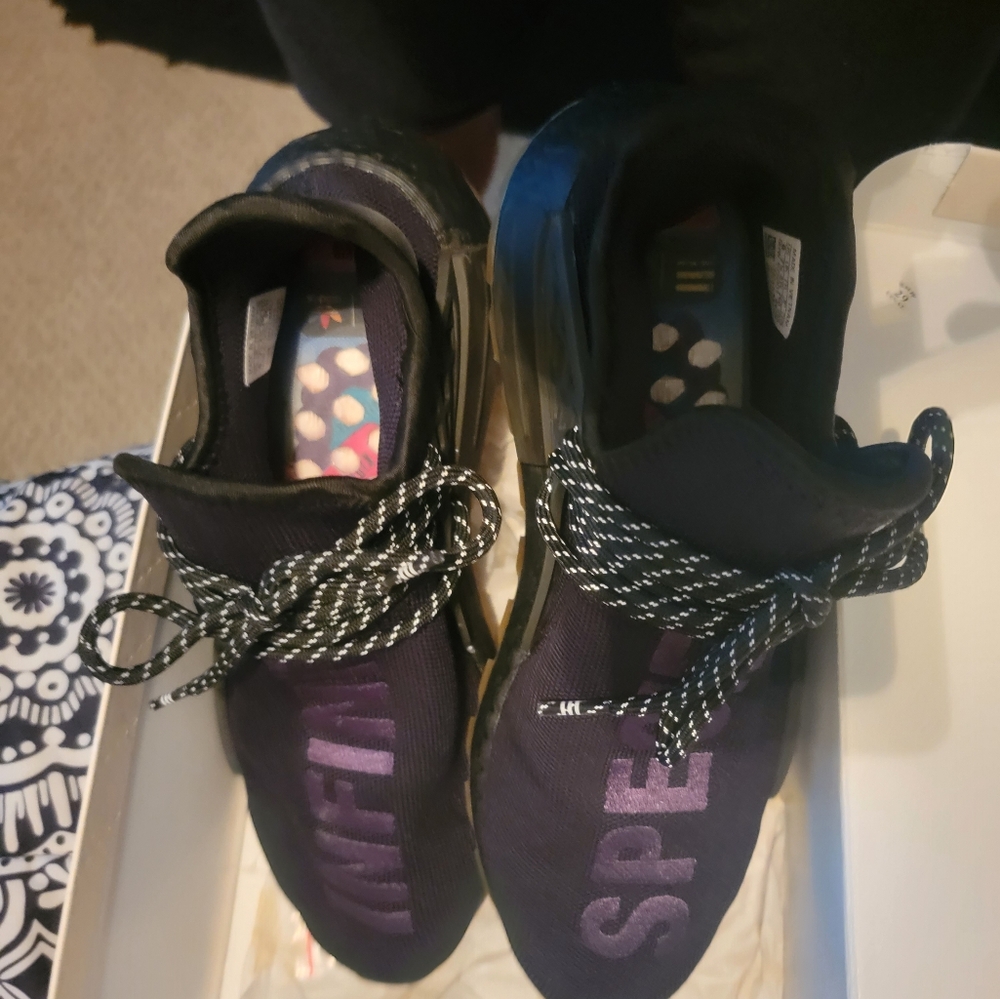 Pharrell Williams HU NMD PRD "Core Black" sneakers